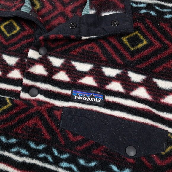 Patagonia Synchilla Snap-T Jacket Men's Small Aztec Tribal Pullover Fleece 25450 - Picture 5 of 15